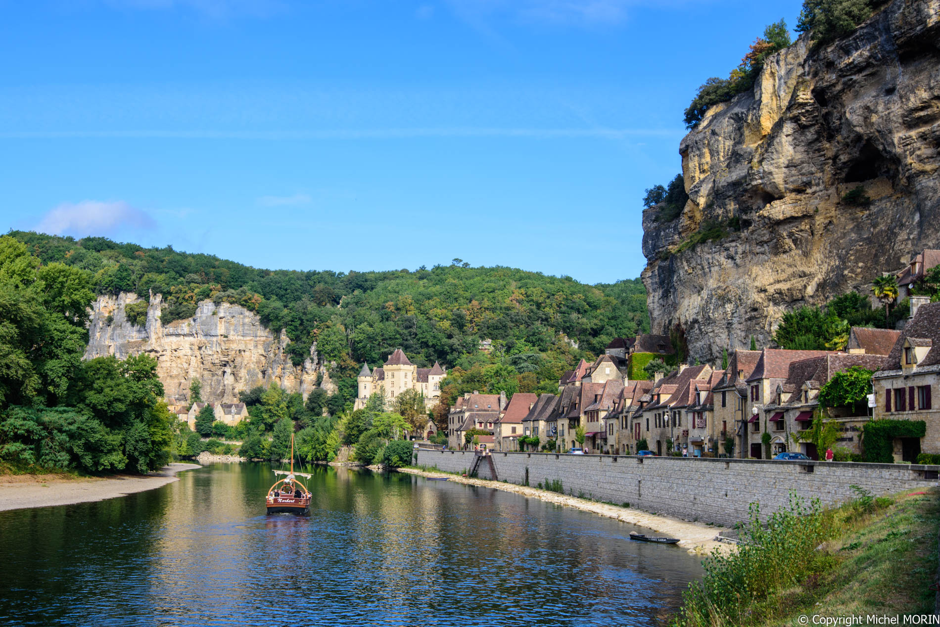 La Dordogne - La Roque-Gageac - Gabarre