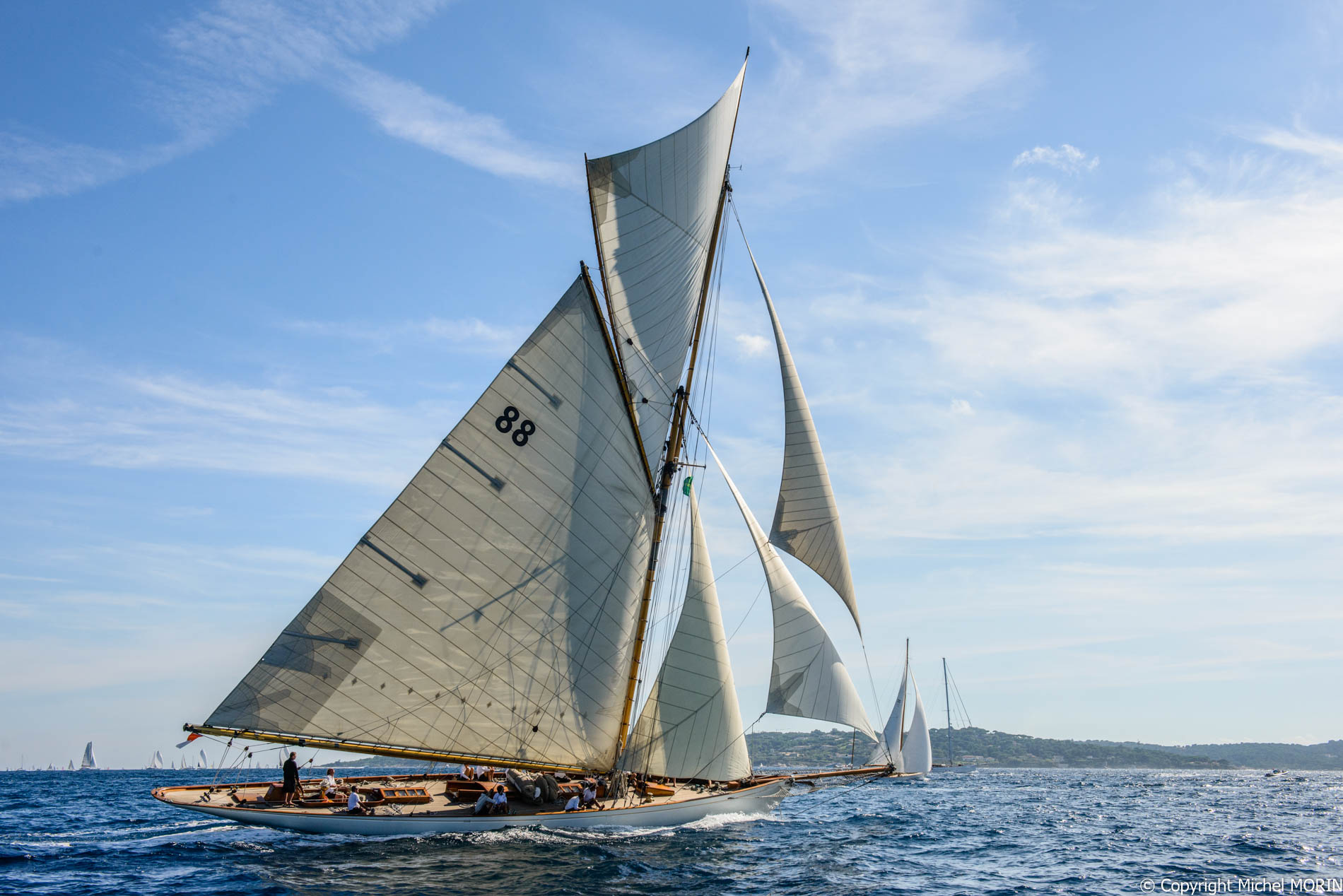 Les Voiles de St TROPEZ - MOONBEAM III - COTRE AURIQUE/1903