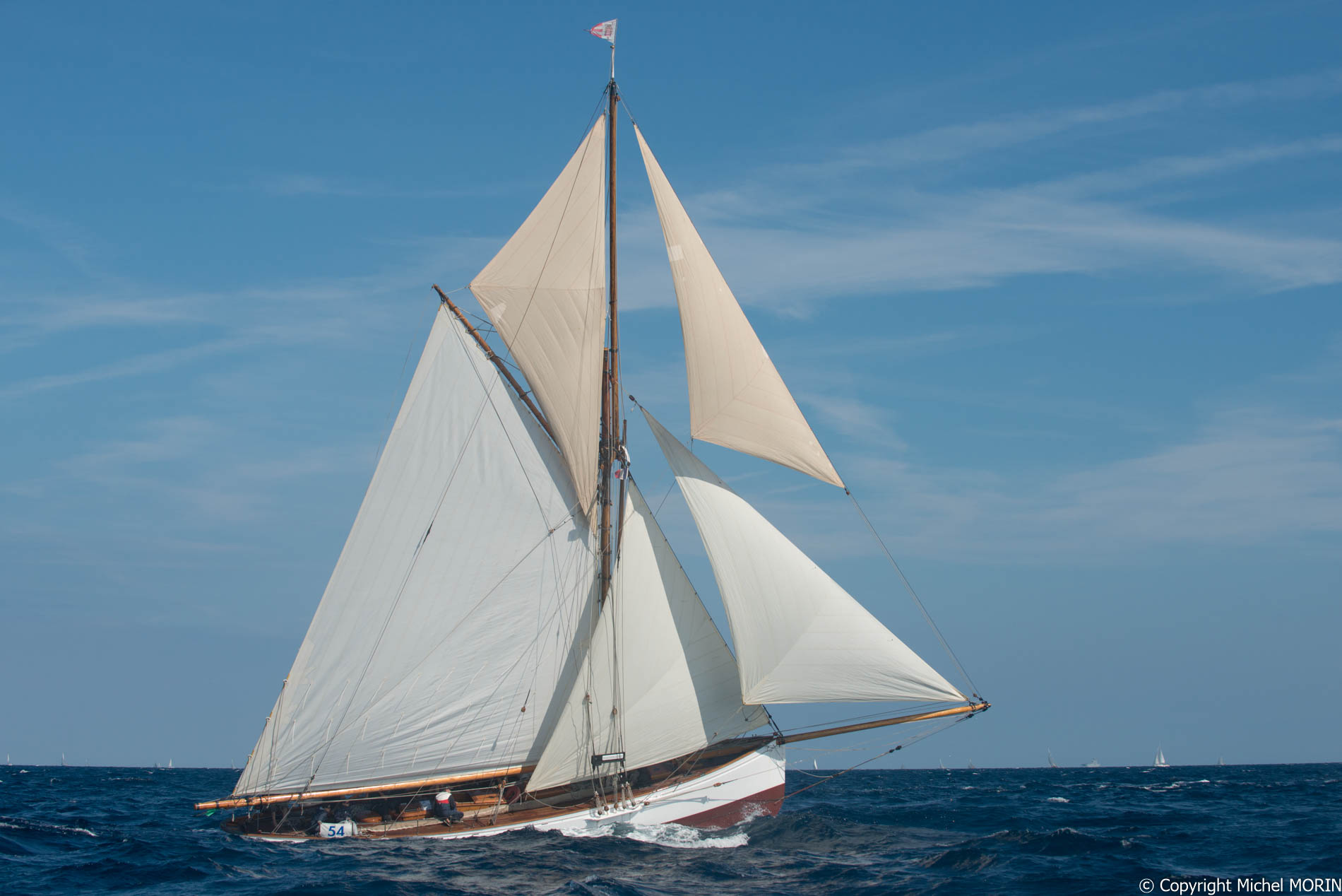 Les Voiles de St TROPEZ - PARTRIDGE - COTRE AURIQUE/1885