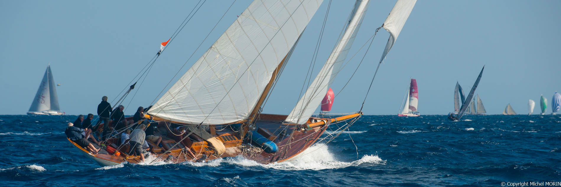 Les Voiles de St TROPEZ - HALLOWEEN - COTRE BERMUDIEN/1926