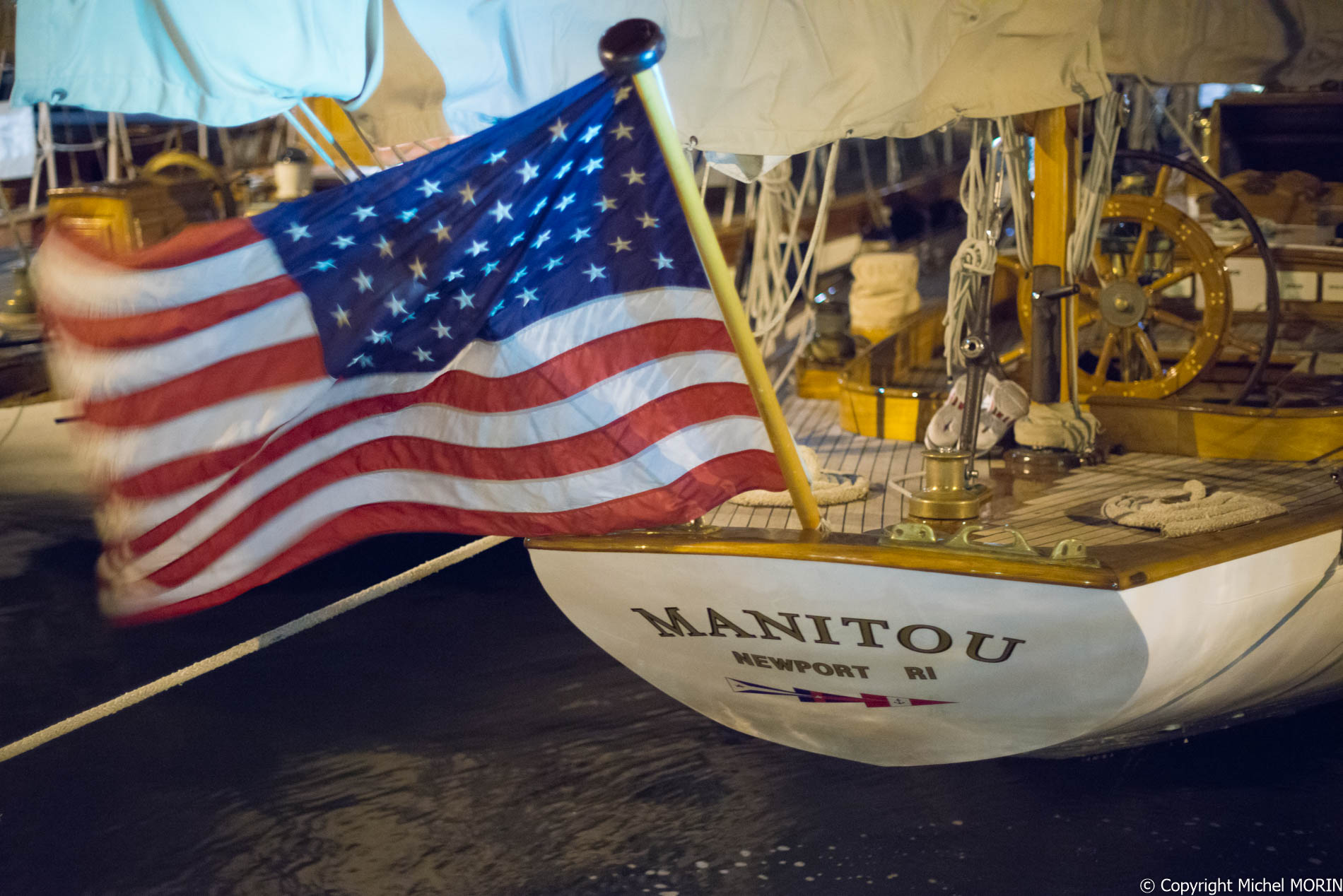 Les Voiles de St TROPEZ - MANITOU - YAWL BERMUDIEN /1937 -JF KENNEDY