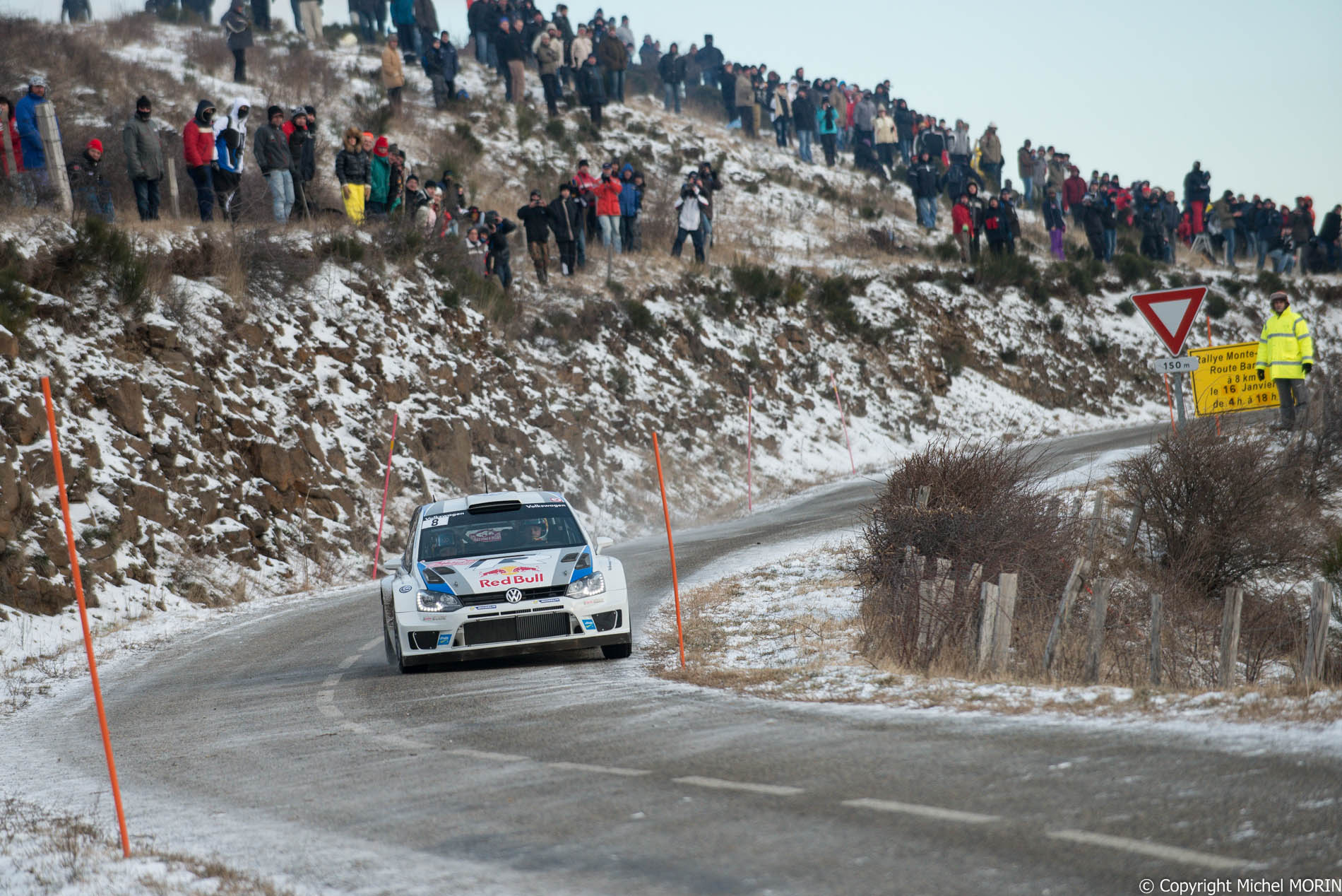 Rallye de Monte Carlo - OGIER - Volkswagen Polo R WRC,col de la Fayolle