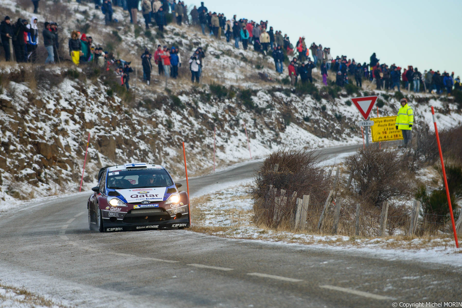 Rallye de Monte Carlo -HANNINEN - FORD Fiesta RS WRC,col de la Fayolle
